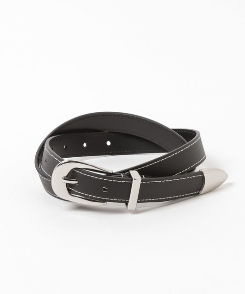 HARE（ハレ）の「【WEB限定】ステッチプレーンベルト(HARE)（ベルト・メンズ・ブラック系その他/ブラック・FREE）」の4枚目の写真