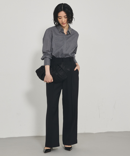 qualite（カリテ）の「TWツイルパンツ（その他パンツ・レディース・ブラック・36/38）」の15枚目の写真
