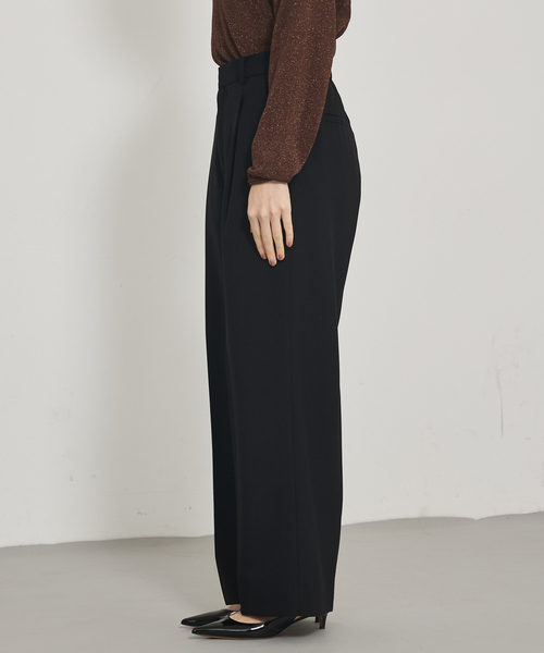 qualite（カリテ）の「TWツイルパンツ（その他パンツ・レディース・ブラック・36/38）」の2枚目の写真