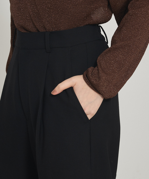 qualite（カリテ）の「TWツイルパンツ（その他パンツ・レディース・ブラック・36/38）」の6枚目の写真