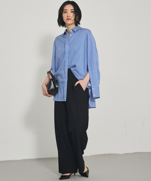 qualite（カリテ）の「TWツイルパンツ（その他パンツ・レディース・ブラック・36/38）」の9枚目の写真