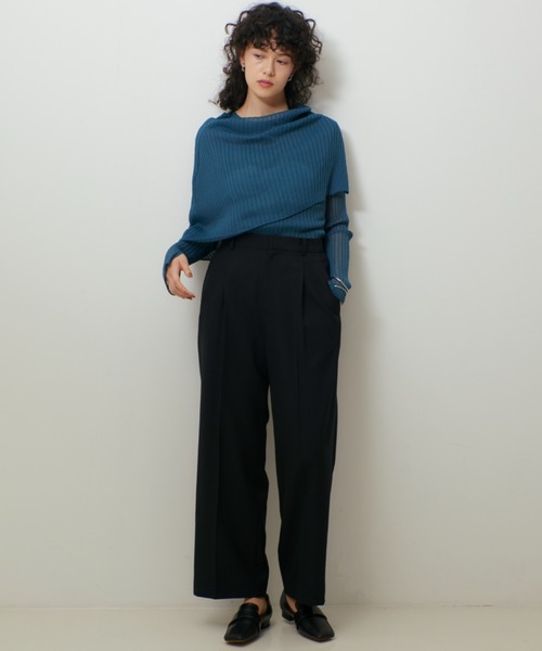 qualite（カリテ）の「TWツイルパンツ（その他パンツ・レディース・ブラック・36/38）」の18枚目の写真