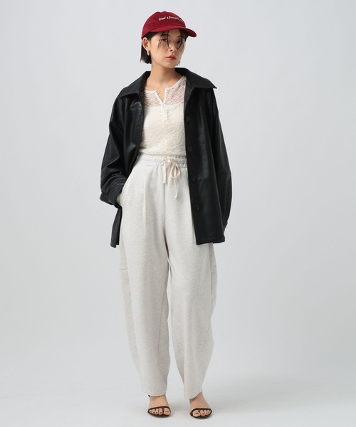 BAYFLOW（ベイフロー）の「フェイクレザージャケット（ブルゾン・レディース・ブラック・SMALL/MEDIUM）」の14枚目の写真