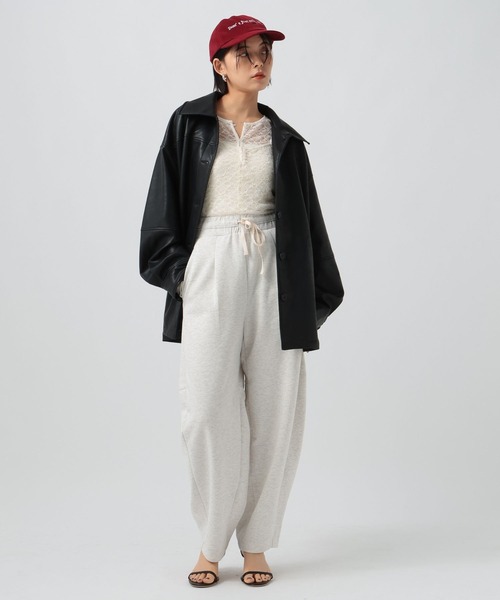 BAYFLOW（ベイフロー）の「フェイクレザージャケット（ブルゾン・レディース・ブラック・SMALL/MEDIUM）」の15枚目の写真