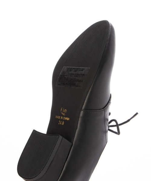 Fin（フィン）の「レースアップシューズ【低反発スポンジ入り】（ドレスシューズ・レディース・ブラック/ブラック系その他/アイボリー・24cm/23.5cm/23cm/22.5cm/25cm/24.5cm）」の7枚目の写真