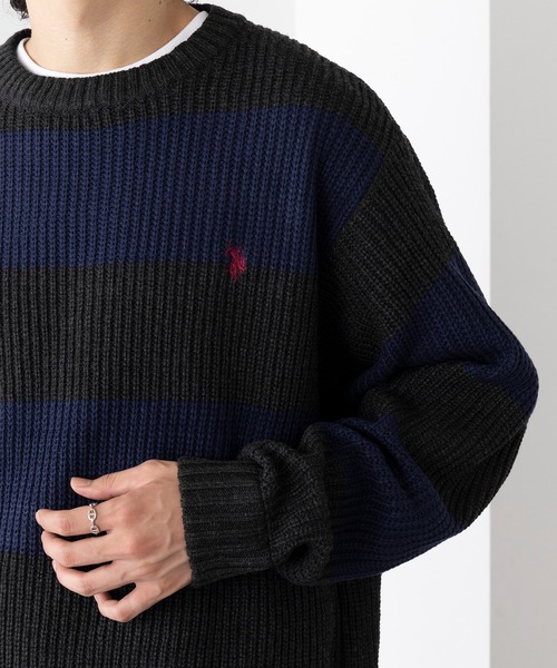 セール】【U.S. POLO ASSN.】ワンポイントロゴ ポニー刺繍 ラグビー