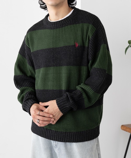 セール】【U.S. POLO ASSN.】ワンポイントロゴ ポニー刺繍 ラグビー