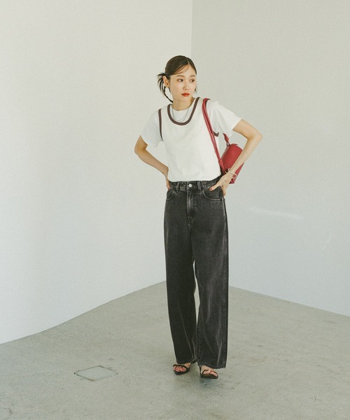 GLOBAL WORK(グローバルワーク)の「スペ軽お財布ショルダー2/580785(ショルダーバッグ・レディース・レッド/ベージュ/ブラック/イエロー/アイボリー・ONE SIZE)」の13枚目の写真