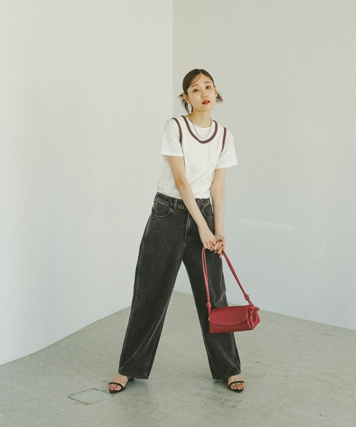 GLOBAL WORK(グローバルワーク)の「スペ軽お財布ショルダー2/580785(ショルダーバッグ・レディース・レッド/ベージュ/ブラック/イエロー/アイボリー・ONE SIZE)」の11枚目の写真