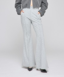 【Nora Lily】「elle」Bell Bottom Line Sweat Pants