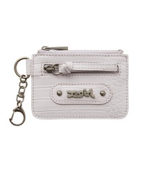X-girl | MILLS LOGO FAUX CROCO CARD CASE(カードケース)