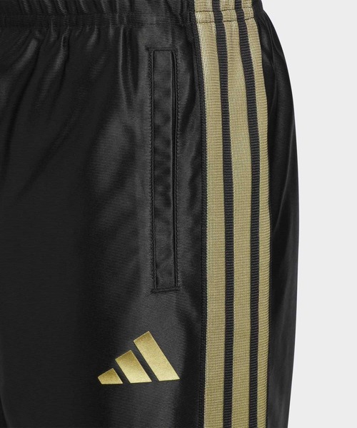 adidas（アディダス）の「STADIUM GOLD レギュラーフィット トリコット ウォームアップ パンツ キッズ / アディダス adidas（スウェットパンツ・キッズ・ブラック×ゴールド/ブラック×ブラック・120/130/140/150/160）」の8枚目の写真