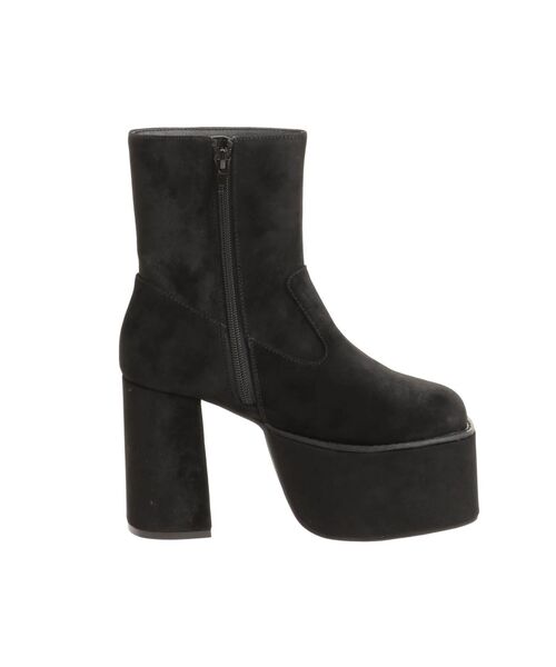 MURUA（ムルーア）の「ベロアスクエアブーツ（ブーツ・レディース・ブラック・22.5/23.5/24.5）」の11枚目の写真