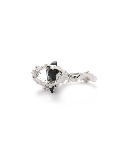 SIS(エスアイエス)の「SIS/エスアイエス/ring ver11(リング・レディース・シルバー/ブラック・F)」の3枚目の写真