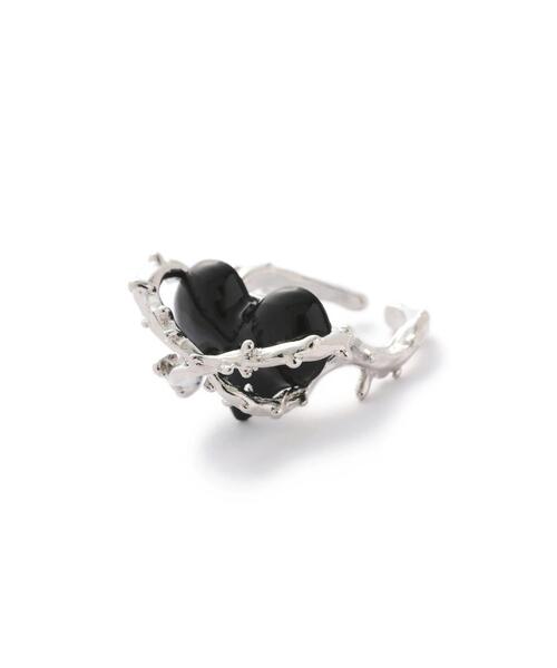 SIS(エスアイエス)の「SIS/エスアイエス/ring ver11(リング・レディース・シルバー/ブラック・F)」の1枚目の写真