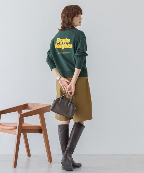 AMERICAN HOLIC(アメリカンホリック)の「サガラ刺繍裏毛プルオーバー(スウェット・レディース・オフホワイト/グリーン/ホワイト系その他・FREE)」の6枚目の写真