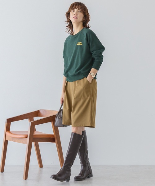 AMERICAN HOLIC(アメリカンホリック)の「サガラ刺繍裏毛プルオーバー(スウェット・レディース・オフホワイト/グリーン/ホワイト系その他・FREE)」の7枚目の写真