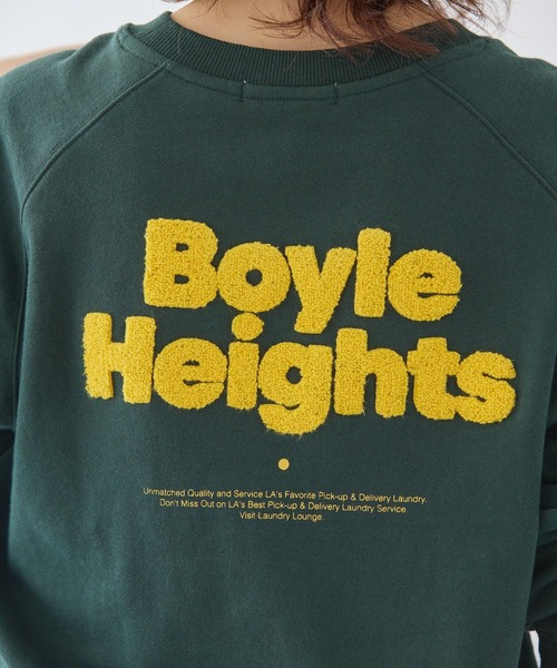 AMERICAN HOLIC(アメリカンホリック)の「サガラ刺繍裏毛プルオーバー(スウェット・レディース・オフホワイト/グリーン/ホワイト系その他・FREE)」の9枚目の写真
