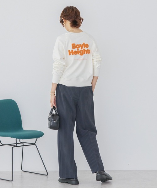AMERICAN HOLIC(アメリカンホリック)の「サガラ刺繍裏毛プルオーバー(スウェット・レディース・オフホワイト/グリーン/ホワイト系その他・FREE)」の16枚目の写真
