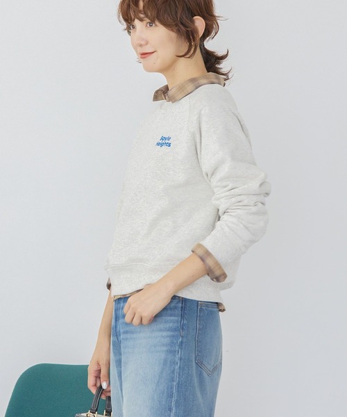 AMERICAN HOLIC(アメリカンホリック)の「サガラ刺繍裏毛プルオーバー(スウェット・レディース・オフホワイト/グリーン/ホワイト系その他・FREE)」の17枚目の写真