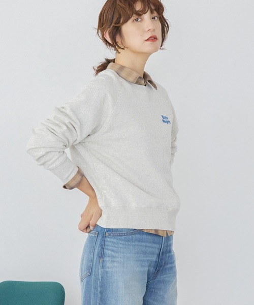 AMERICAN HOLIC(アメリカンホリック)の「サガラ刺繍裏毛プルオーバー(スウェット・レディース・オフホワイト/グリーン/ホワイト系その他・FREE)」の18枚目の写真