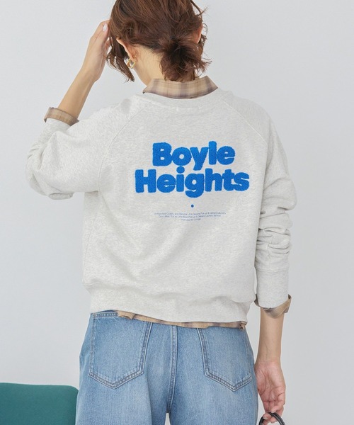 AMERICAN HOLIC(アメリカンホリック)の「サガラ刺繍裏毛プルオーバー(スウェット・レディース・オフホワイト/グリーン/ホワイト系その他・FREE)」の19枚目の写真
