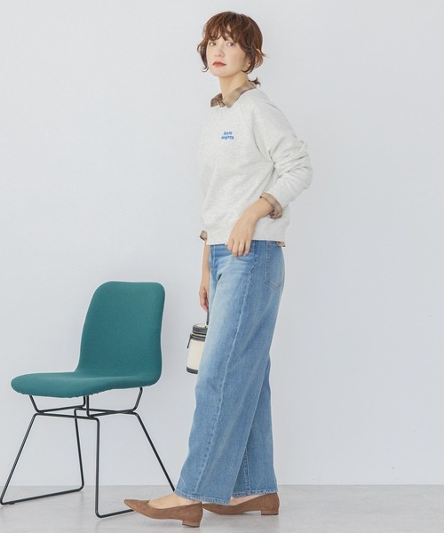 AMERICAN HOLIC(アメリカンホリック)の「サガラ刺繍裏毛プルオーバー(スウェット・レディース・オフホワイト/グリーン/ホワイト系その他・FREE)」の20枚目の写真