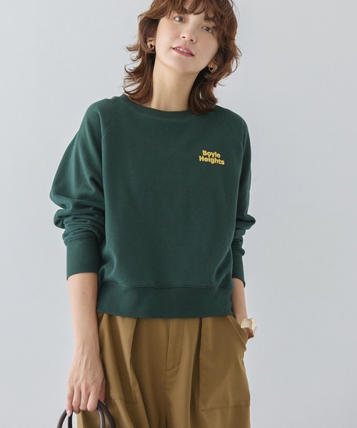 AMERICAN HOLIC(アメリカンホリック)の「サガラ刺繍裏毛プルオーバー(スウェット・レディース・オフホワイト/グリーン/ホワイト系その他・FREE)」の22枚目の写真