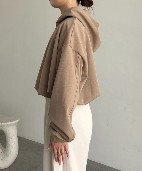 CAPRICIEUX LE'MAGE（カプリシューレマージュ）の「バルーンフーディ（Tシャツ/カットソー・レディース・グレー/ベージュ/ブラウン・FREE）」の16枚目の写真