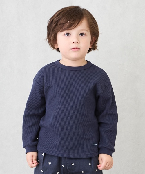 セール】【GOODPRICE】ワッフル長袖Tシャツ（Tシャツ/カットソー