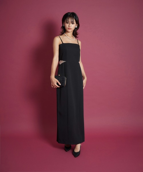 My shawty(マイシャウティー)の「sheer volume top dress(ドレス・レディース・ホワイト×ブラック/ブラック/ライトブルー・SMALL/MEDIUM)」の11枚目の写真
