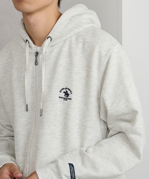 Santa Barbara Polo & Racquet Club(サンタ・バーバラ・ポロ & ラケット・クラブ)の「【SANTA BARBARA】T/C裏毛 フルジップパーカー(パーカー・メンズ・オートミール/グレー/チャコールグレー/ブラック・L/LL/M)」の4枚目の写真