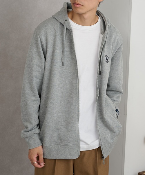 Santa Barbara Polo & Racquet Club(サンタ・バーバラ・ポロ & ラケット・クラブ)の「【SANTA BARBARA】T/C裏毛 フルジップパーカー(パーカー・メンズ・オートミール/グレー/チャコールグレー/ブラック・L/LL/M)」の6枚目の写真