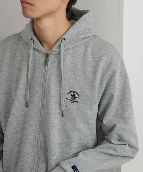 Santa Barbara Polo & Racquet Club(サンタ・バーバラ・ポロ & ラケット・クラブ)の「【SANTA BARBARA】T/C裏毛 フルジップパーカー(パーカー・メンズ・オートミール/グレー/チャコールグレー/ブラック・L/LL/M)」の9枚目の写真