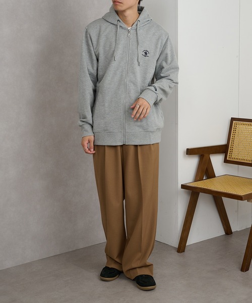 Santa Barbara Polo & Racquet Club(サンタ・バーバラ・ポロ & ラケット・クラブ)の「【SANTA BARBARA】T/C裏毛 フルジップパーカー(パーカー・メンズ・オートミール/グレー/チャコールグレー/ブラック・L/LL/M)」の11枚目の写真