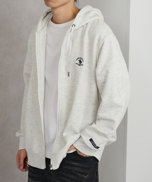 Santa Barbara Polo & Racquet Club(サンタ・バーバラ・ポロ & ラケット・クラブ)の「【SANTA BARBARA】T/C裏毛 フルジップパーカー(パーカー・メンズ・オートミール/グレー/チャコールグレー/ブラック・L/LL/M)」の18枚目の写真