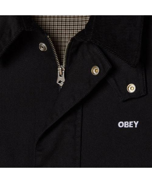 OBEY(オベイ)の「OBEY CADEN WORK JACKET(オベイ ケイデン ワーク ジャケット)(ブルゾン・メンズ・ベージュ系/ブラック系・SMALL/MEDIUM/LARGE/X-LARGE)」の6枚目の写真