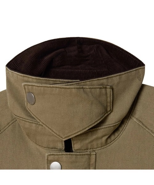 OBEY(オベイ)の「OBEY CADEN WORK JACKET(オベイ ケイデン ワーク ジャケット)(ブルゾン・メンズ・ベージュ系/ブラック系・SMALL/MEDIUM/LARGE/X-LARGE)」の4枚目の写真
