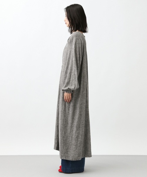 新品 ナチュラルByクリップ Eシャンブレーパフワンピース studio CLIP｜《natural by clip》シャンブレーパフワンピース