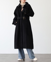 完売品⭐︎アタッチメント ウール ステンカラーコート 比翼 ミドル丈 即完売注意 Order】ステンカラーウールコート – weakend