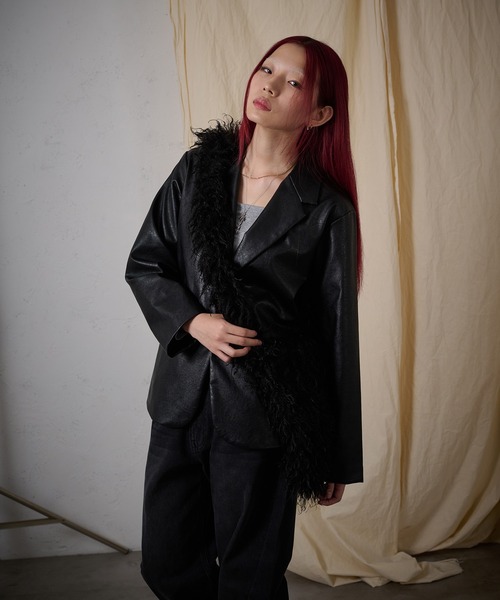 FTW（エフティダブリュー）の「FUR SHOULDER BAG（ショルダーバッグ・レディース・ブラック/その他・FREE）」の3枚目の写真