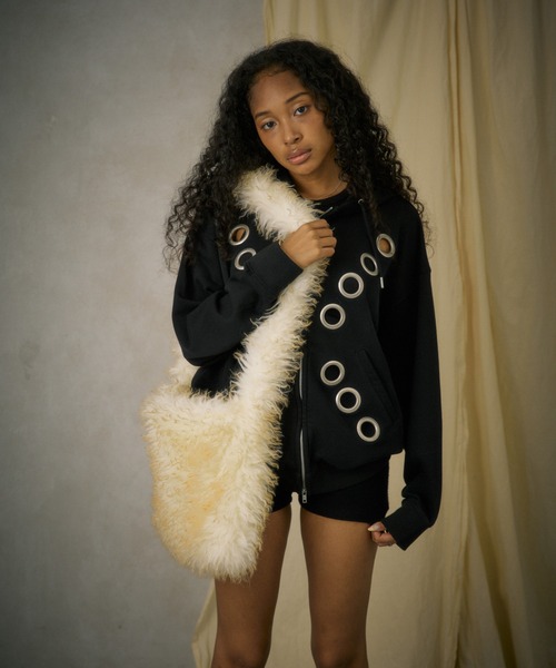 FTW（エフティダブリュー）の「FUR SHOULDER BAG（ショルダーバッグ・レディース・ブラック/その他・FREE）」の10枚目の写真