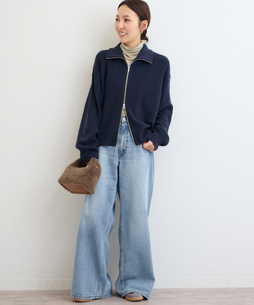 JOURNAL STANDARD relume（ジャーナルスタンダード　レリューム）の「シアータートルプルオーバー（Tシャツ/カットソー・レディース・ブラック/アイボリー/ベージュ・FREE）」の9枚目の写真