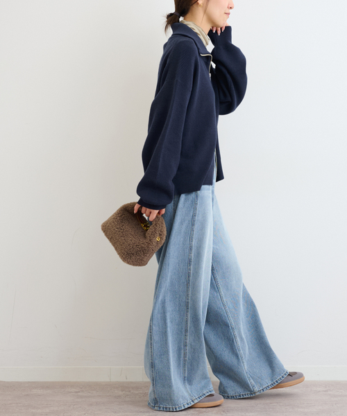 JOURNAL STANDARD relume（ジャーナルスタンダード　レリューム）の「シアータートルプルオーバー（Tシャツ/カットソー・レディース・ブラック/アイボリー/ベージュ・FREE）」の10枚目の写真