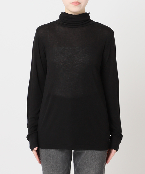 JOURNAL STANDARD relume（ジャーナルスタンダード　レリューム）の「シアータートルプルオーバー（Tシャツ/カットソー・レディース・ブラック/アイボリー/ベージュ・FREE）」の14枚目の写真