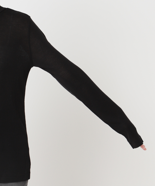 JOURNAL STANDARD relume（ジャーナルスタンダード　レリューム）の「シアータートルプルオーバー（Tシャツ/カットソー・レディース・ブラック/アイボリー/ベージュ・FREE）」の18枚目の写真