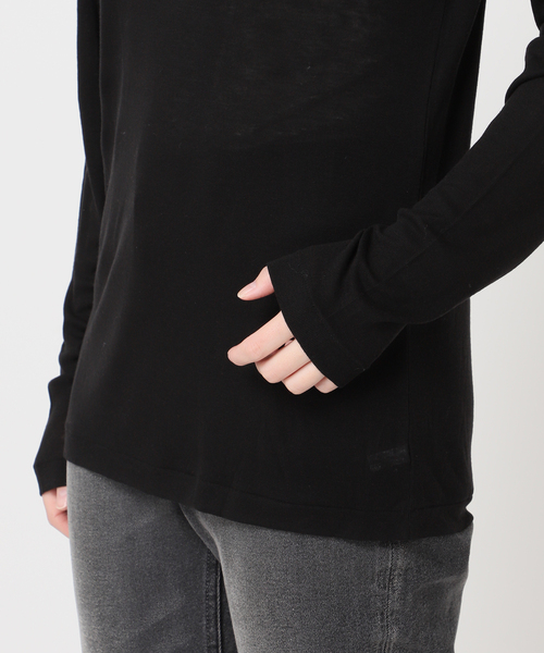 JOURNAL STANDARD relume（ジャーナルスタンダード　レリューム）の「シアータートルプルオーバー（Tシャツ/カットソー・レディース・ブラック/アイボリー/ベージュ・FREE）」の19枚目の写真