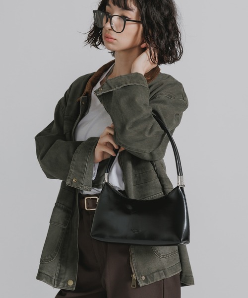 AO2(アオズ)の「Collar Corduroy Panel Design Coveralls / 襟コーデュロイ 切り替えデザイン カバーオール(カバーオール・レディース・カーキ/チャコール/グリーン・FREE)」の21枚目の写真
