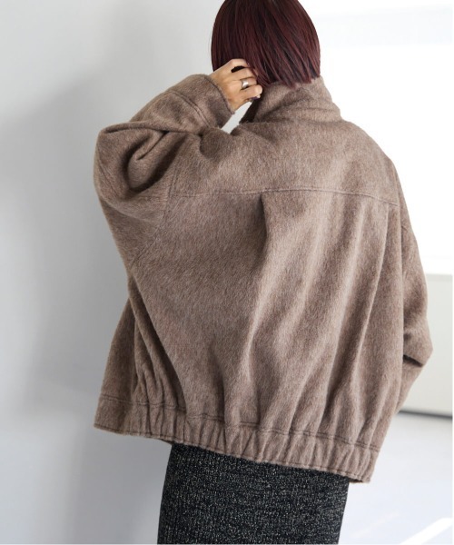 tiptop(ティップトップ)の「【新色登場】シャギースタンドブルゾン(ブルゾン・レディース・チャコールグレー/ブラウン系その他/アイボリー/ブラウン・FREE)」の9枚目の写真