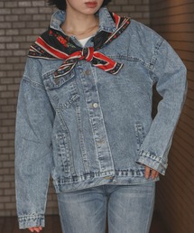 Ampirula（アンピルーラ）の「メンズライク オーバーサイズ デニムジャケット 秋 冬（デニムジャケット）」